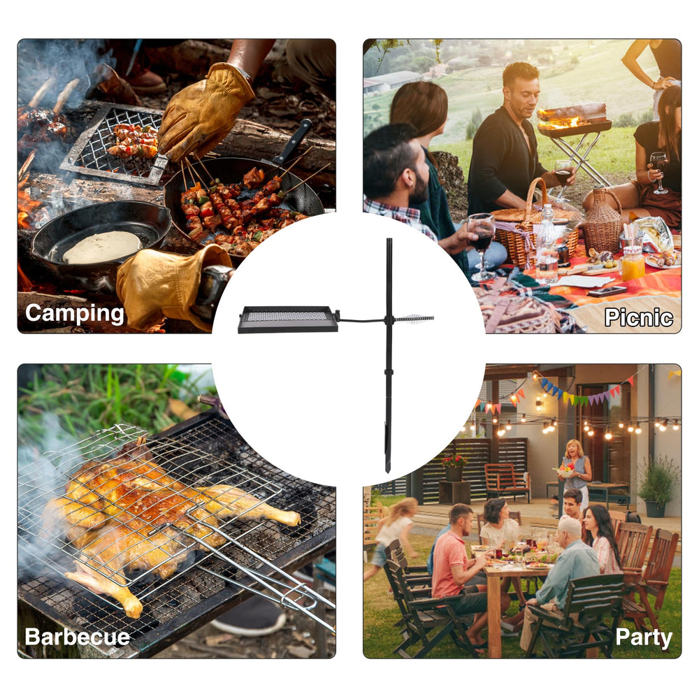 Lineslife compatible with pots and pans for diverse camp cuisine.