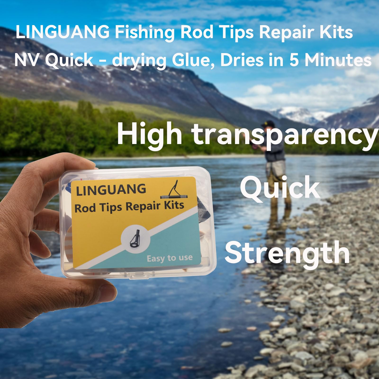Solid rubber stick and overall kit layout