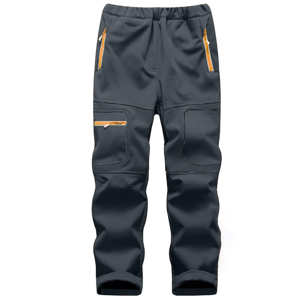 linlon Kids snow pants front view showing waterproof shell for snow days