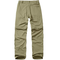 Linlon mens travel pants with multiple pockets for secure gear on trips.