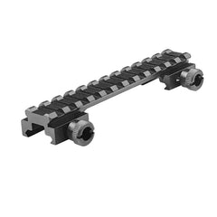 Lion Gears BridgeMount rail 0.5 inch riser for stable Picatinny mounting and quick accessory alignment.