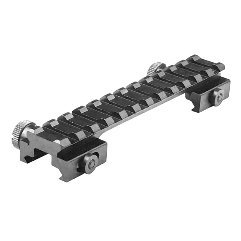 Lion Gears BridgeMount rail emphasizes 5 inch length and 12 slots for expanded accessory options.