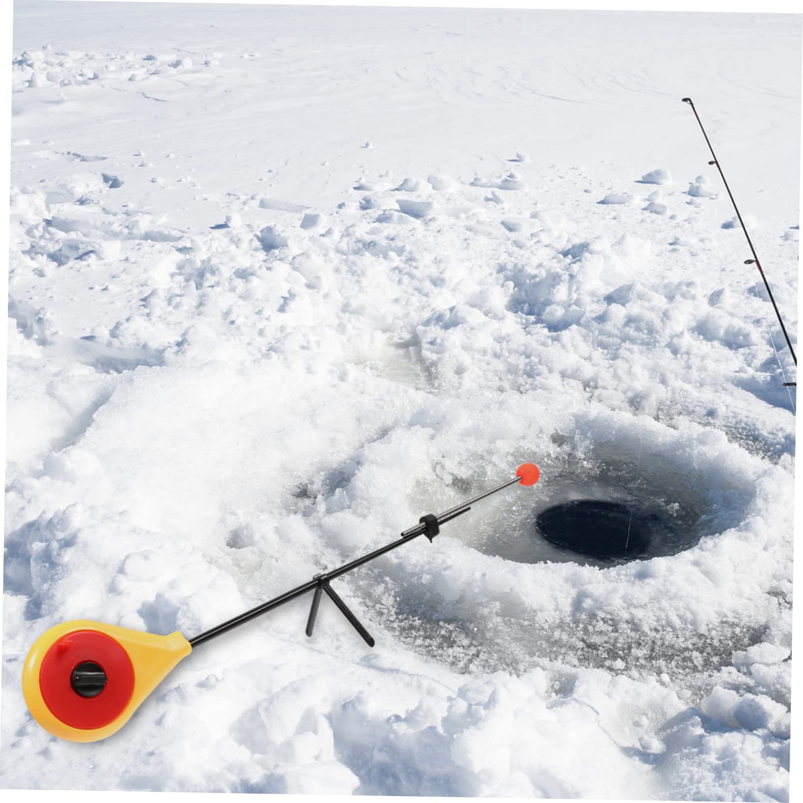 LIOOBO compact ice fishing gear pack ready for outdoor use