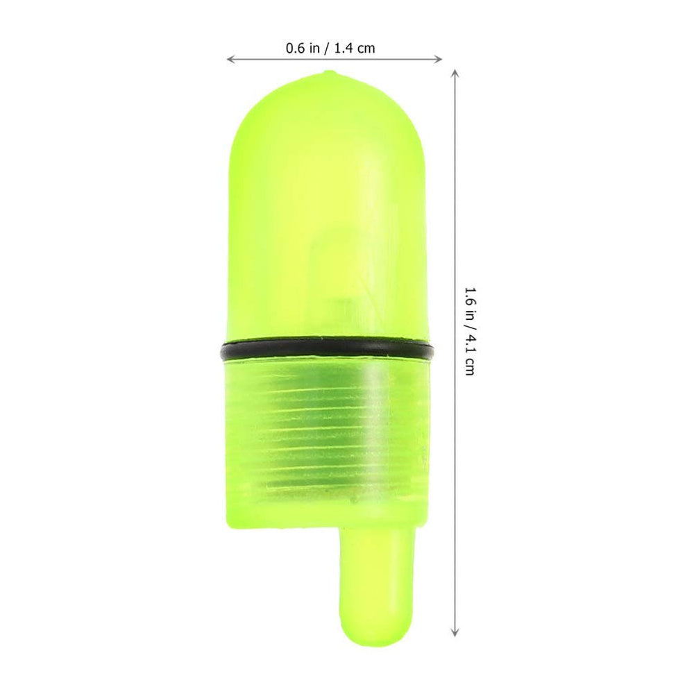 LIOOBO fishing-rod clip alarm light in green for better visibility