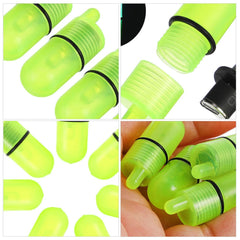LIOOBO green LED bite alarm light ideal for nocturnal fishing