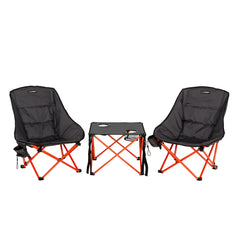 Lippert Baja overlanding chair with scoop design for comfortable outdoor seating.