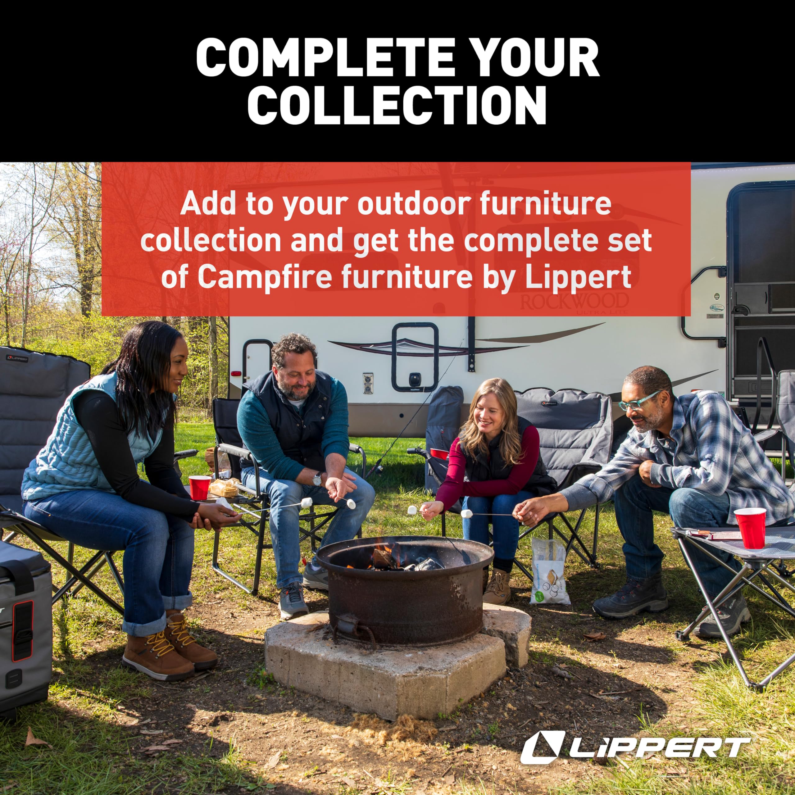 Lippert Big Bear 400-lb capacity label highlights strength