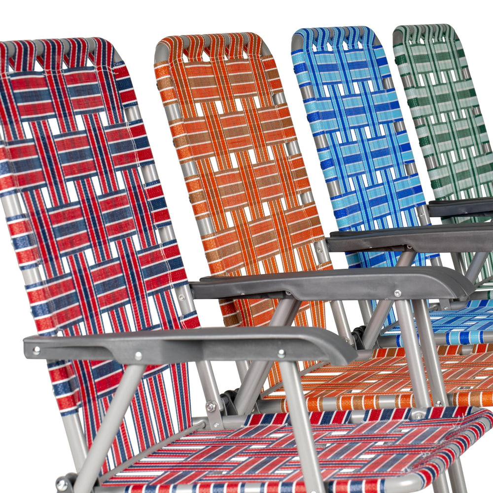 Versatile Lippert webbed chair for backyard, beach, concerts, and camping
