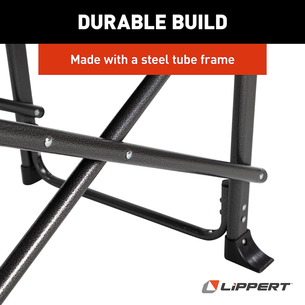 Lippert Scout Plus offers a 400 lb capacity for sturdy outdoor seating.