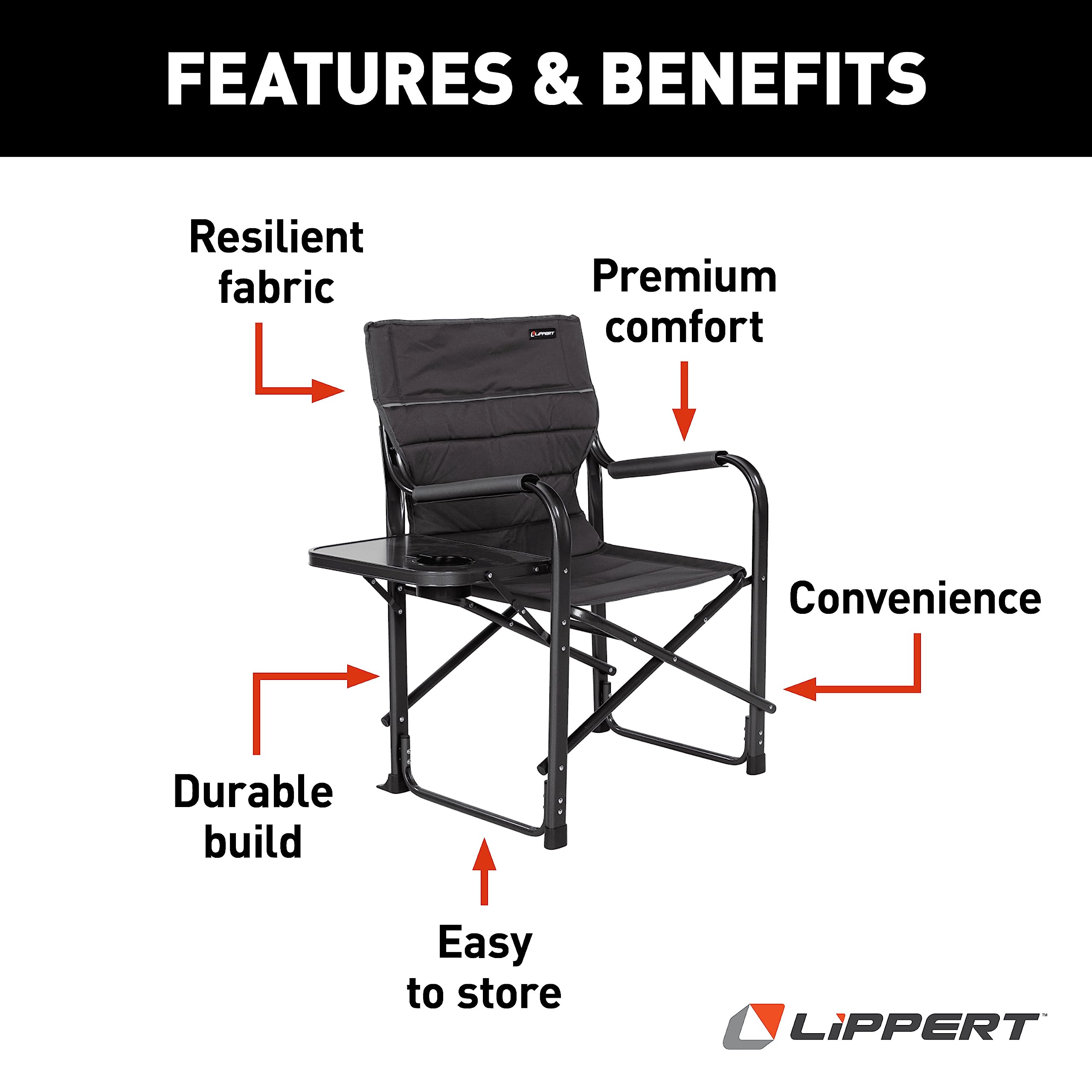 Premium 600D fabric with PVC coating resists water, UV, and dirt.