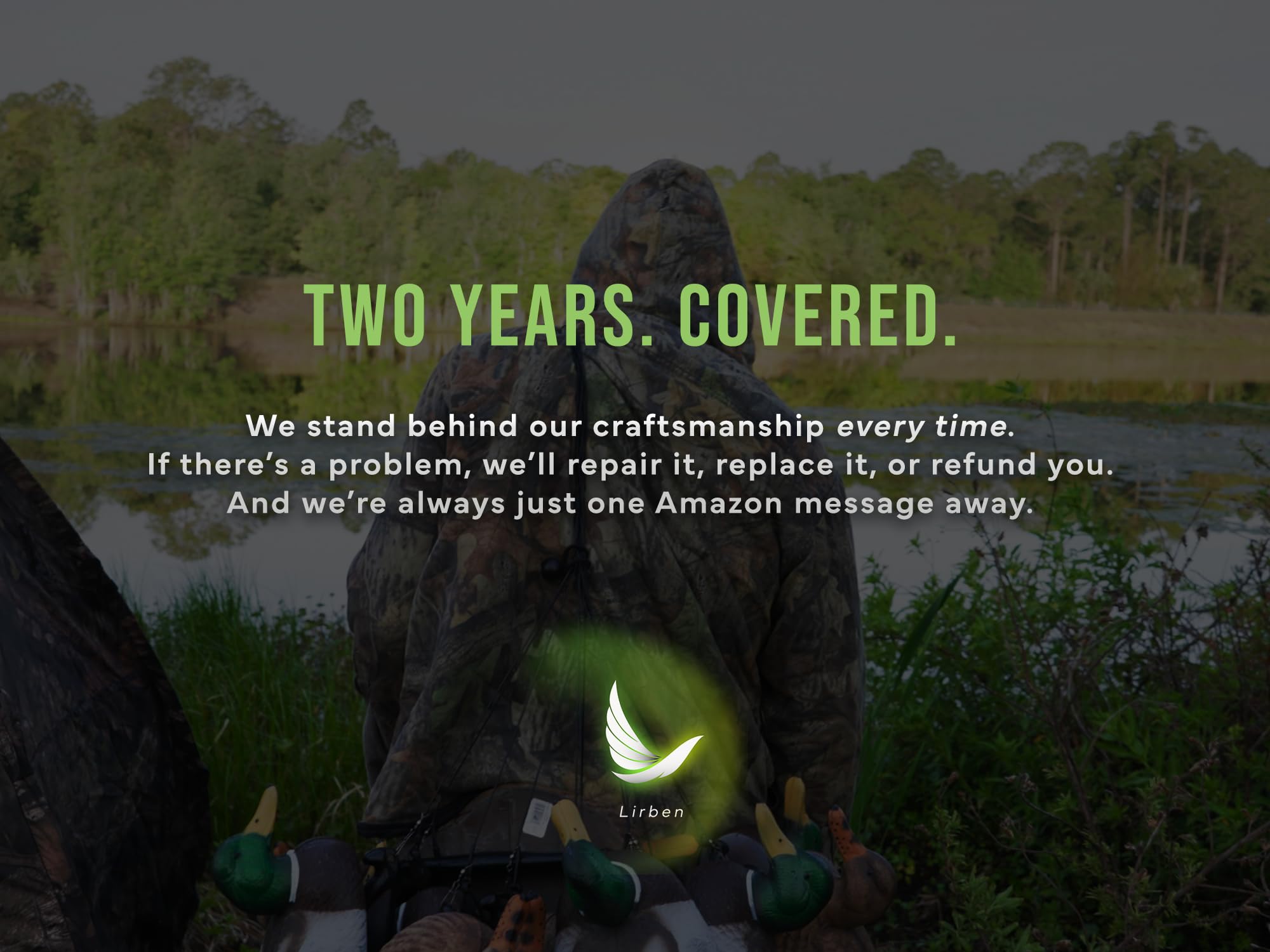 Lirben waterfowl Texas Rig system supports efficient setup and retrieval