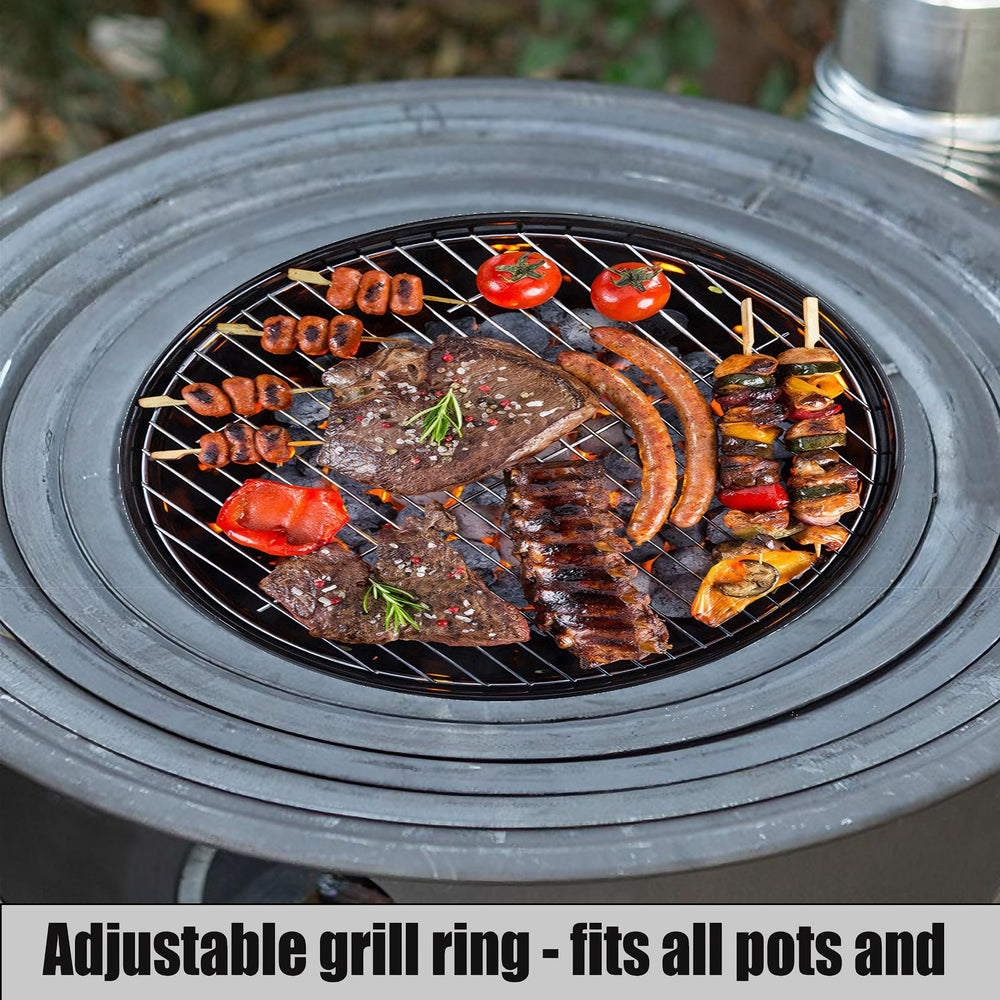 LITAITAI sturdy legs provide stable support for heavy pots while cooking.