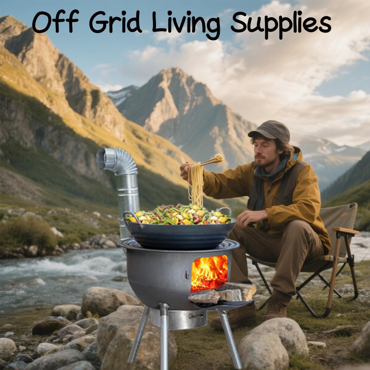 LITAITAI windproof stove sturdy legs support up to 200 lb