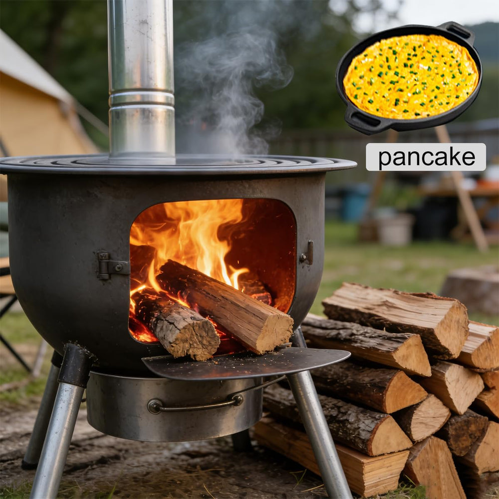 LITAITAI windproof stove one-piece carbon steel body for durability