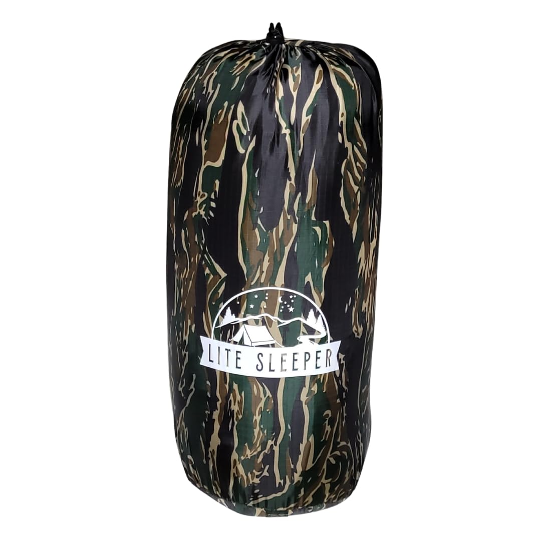 Lite Sleeper field blanket with integrated pillowcase for added comfort