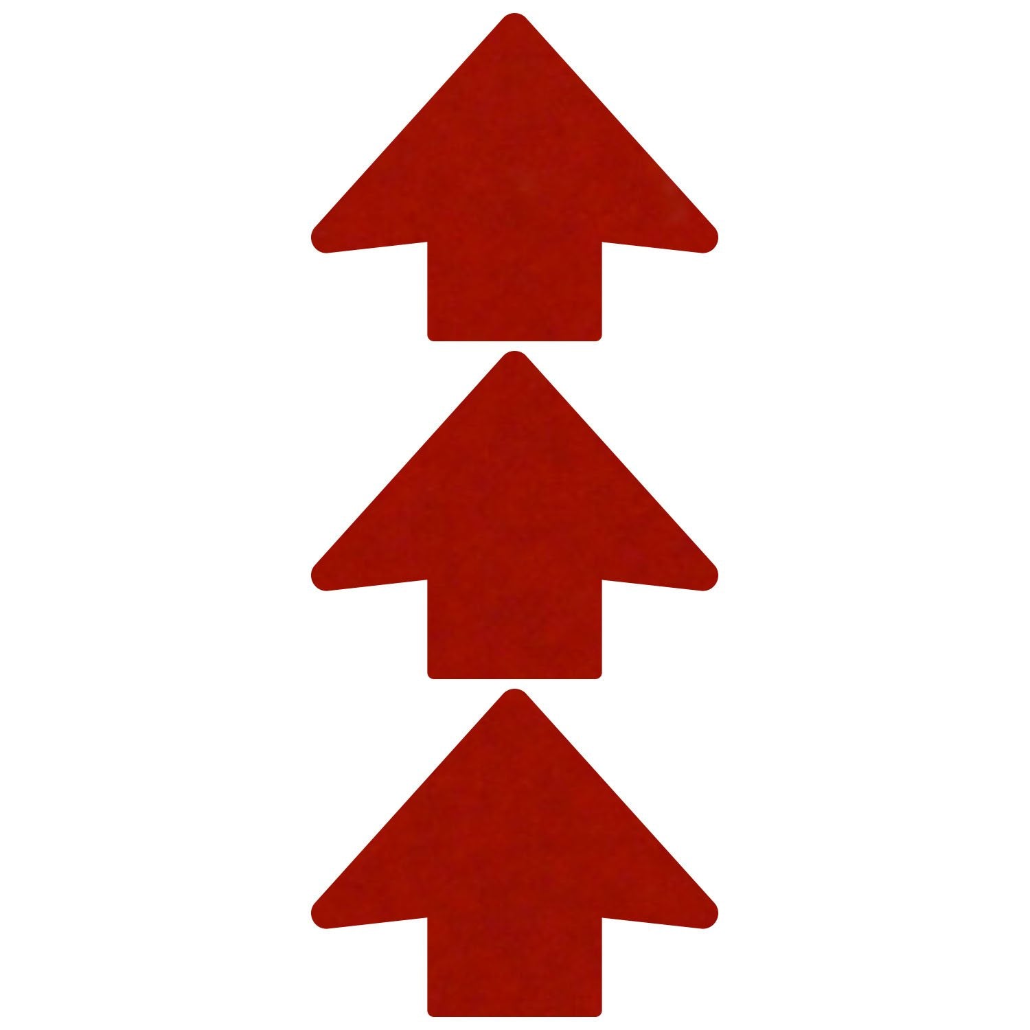 LiteMark reflective red trail arrow sticker for clear outdoor wayfinding in low light