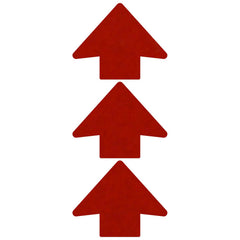 LiteMark reflective red trail arrow sticker for clear outdoor wayfinding in low light