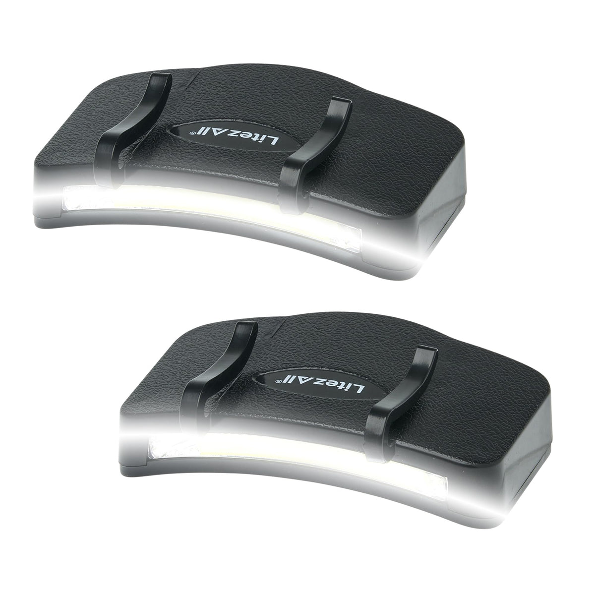 LitezAll clip-on cap light securing to brim for hands-free use during tasks