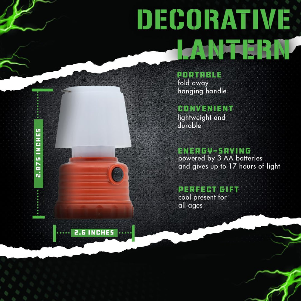 LitezAll Mini Lantern supports indoor-outdoor use with versatile decor options.