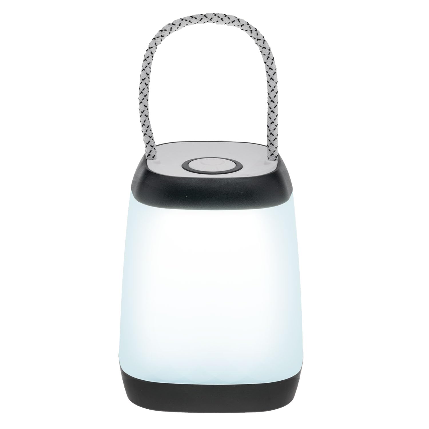 LitezAll mini lantern with rope handle providing 360° light for tents