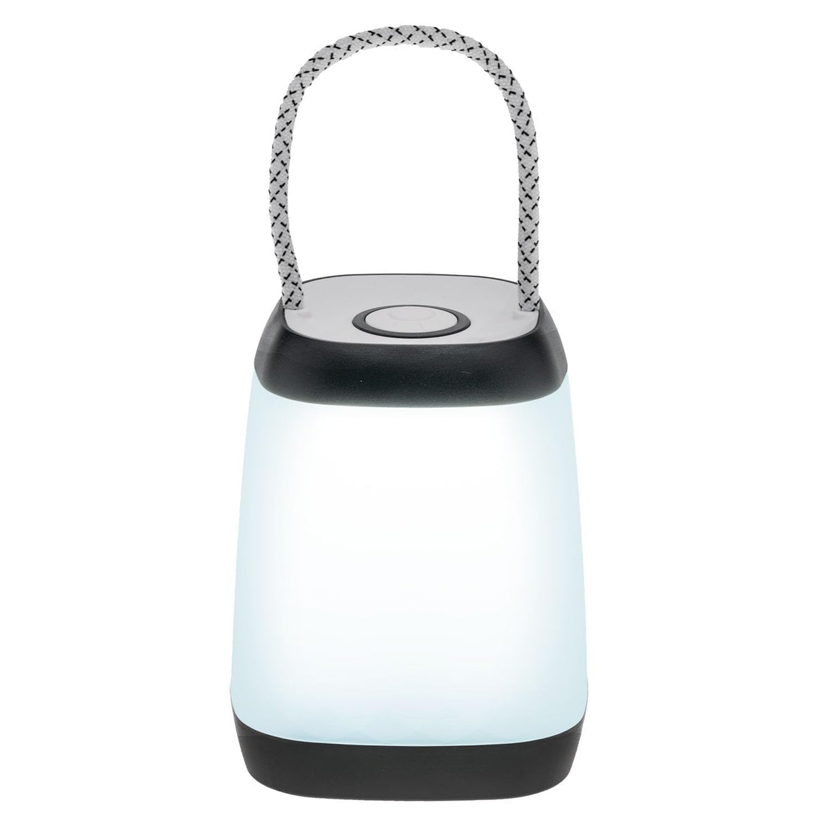 LitezAll mini lantern with rope handle providing 360° light for tents