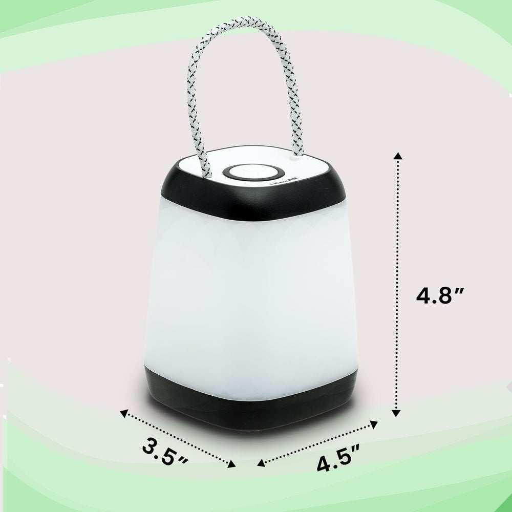 Battery-operated LitezAll lantern stays light without charging during trips