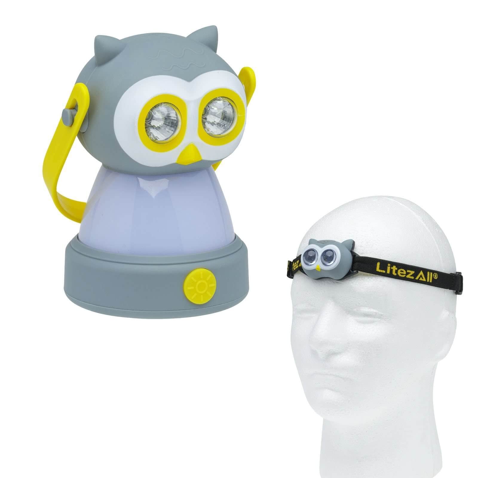 LitezAll Owl set supports bedtime reading and backyard camping.