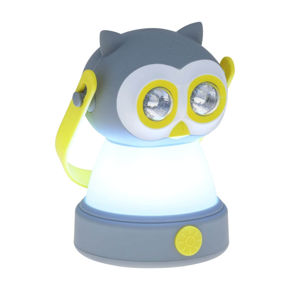 LitezAll Owl headlamp worn over hats or hoodies for versatile play.