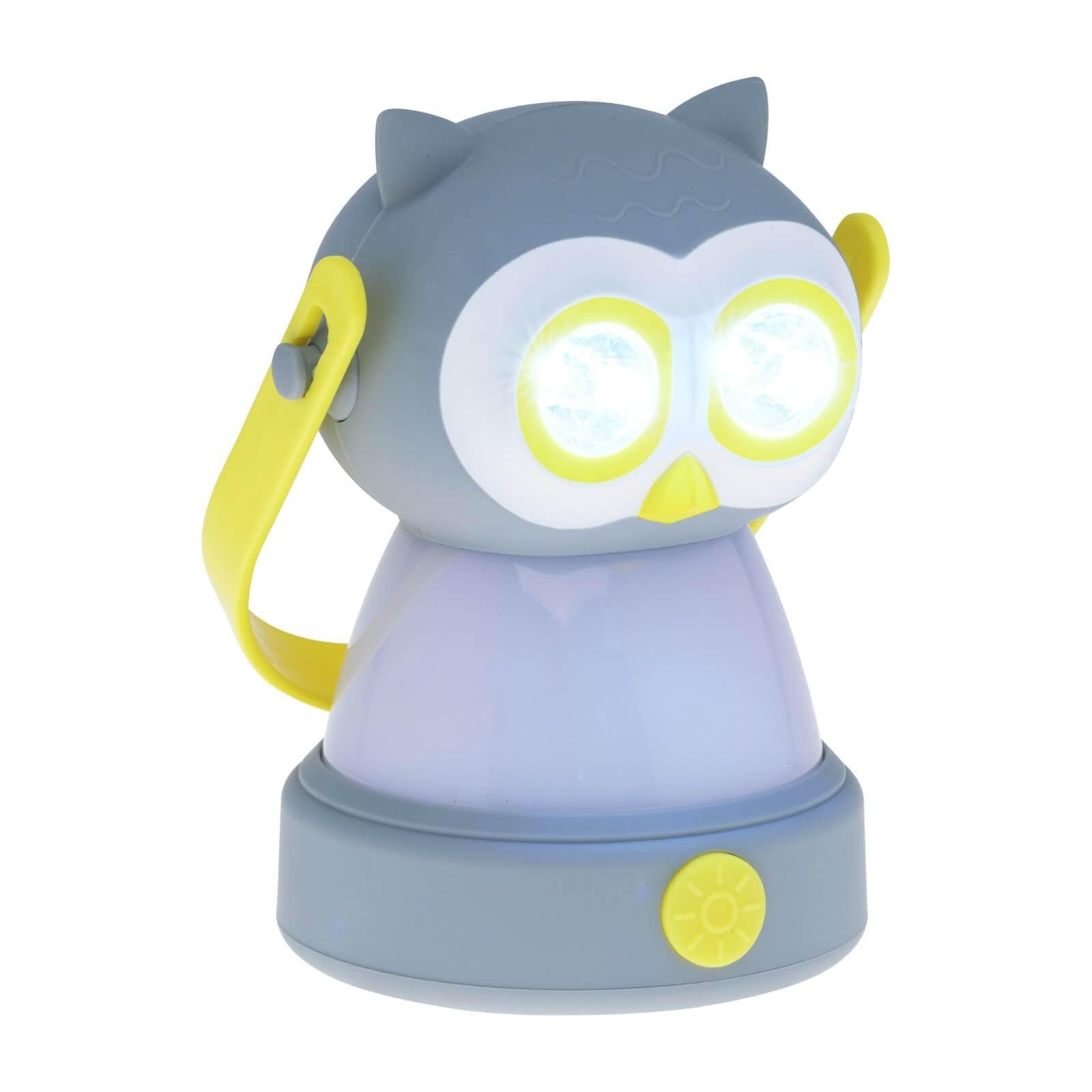 LitezAll Owl lantern provides 360-degree glow for ambient lighting.