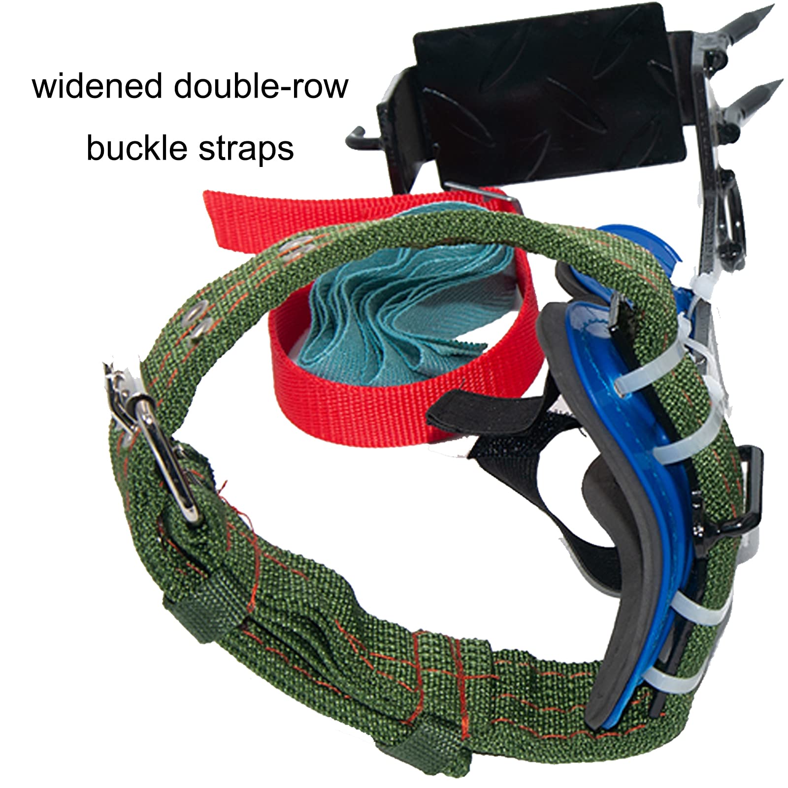 Litong widened double row buckles ensure durable securing straps
