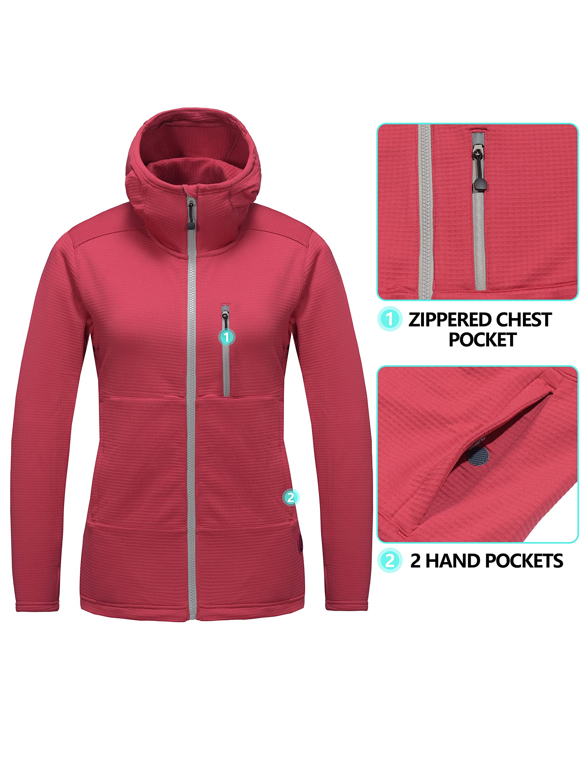 Little Donkey Andy breathable grid fleece image highlights moisture-wicking comfort
