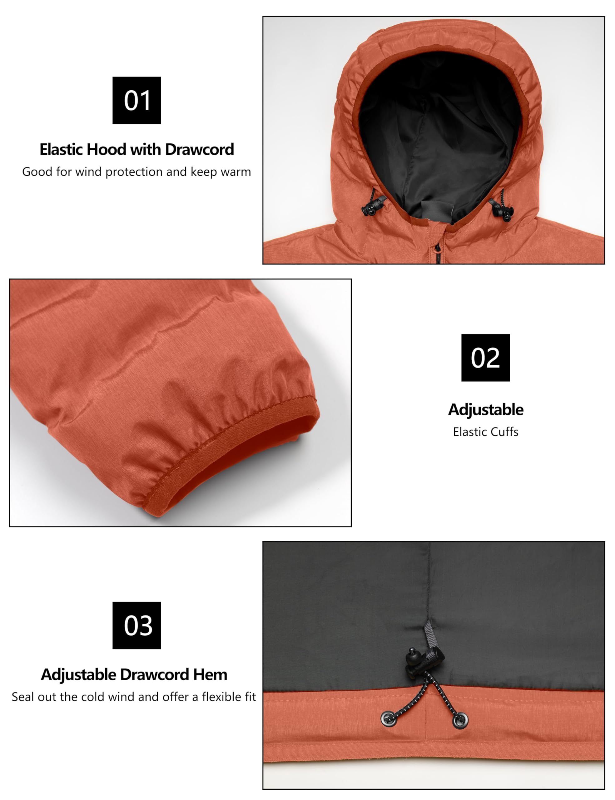 Little Donkey Andy down jacket features waterproof finish for light rain or snow.