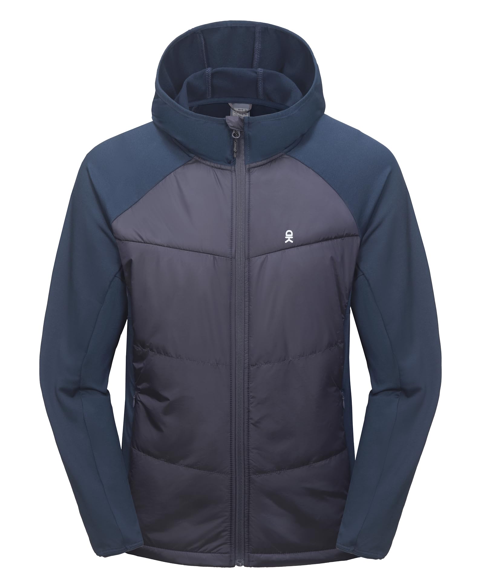 Little Donkey Andy hybrid quilted jacket front view showing warmth for outdoor days