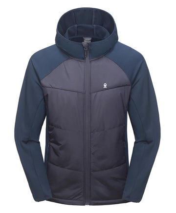 Little Donkey Andy hybrid quilted jacket front view showing warmth for outdoor days