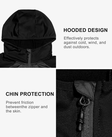 Little Donkey Andy jacket reflective chest logo enhances visibility during dusk activities.