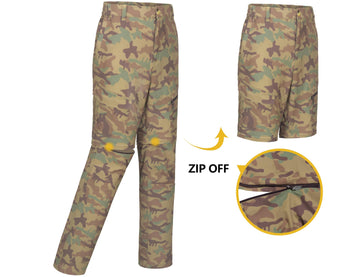 Little Donkey Andy cargo pockets detail, seven-pocket design for secure gear on hikes.