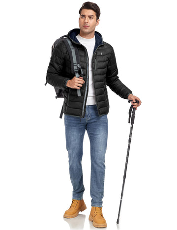 Little Donkey Andy packable jacket shown with included pouch for easy carry.