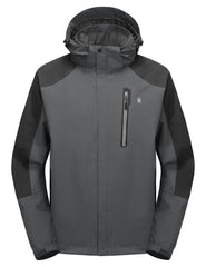 Little Donkey Andy men's rain jacket front view showing waterproof construction for all-weather protection.