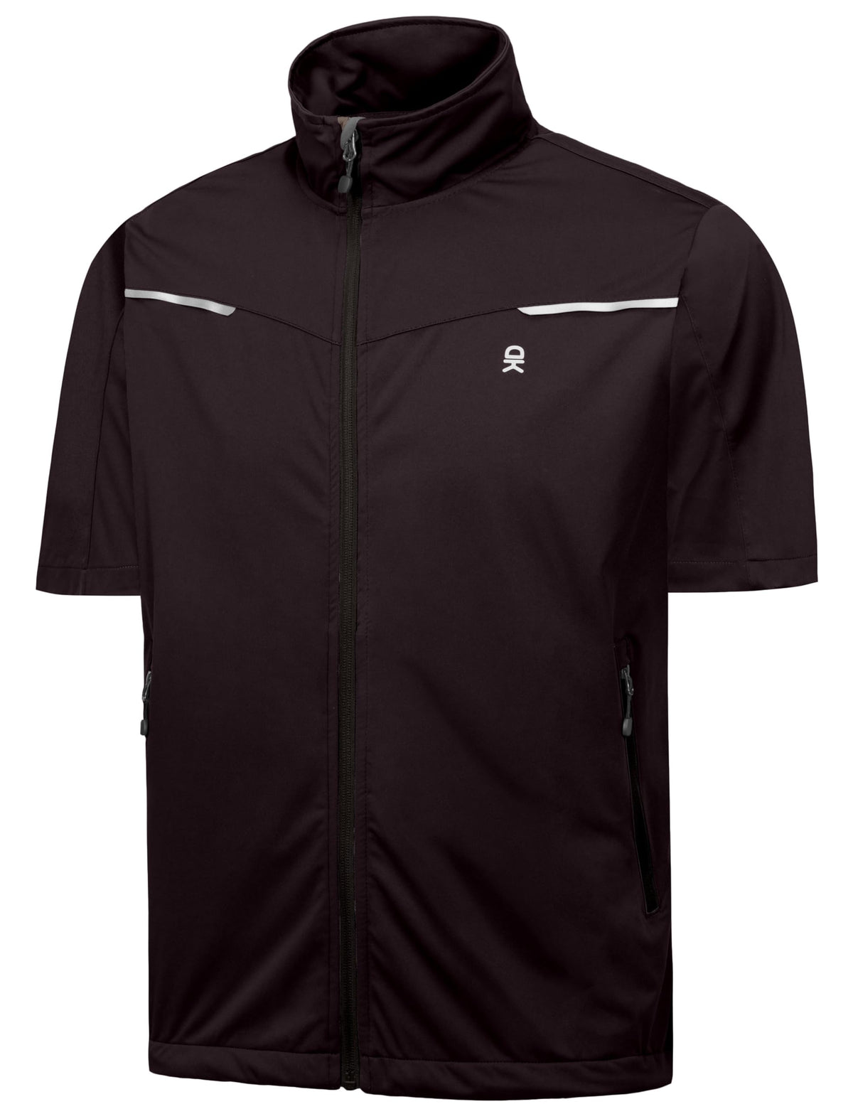 Little Donkey Andy men's windproof vest front view showing wind protection for cool outdoor workouts