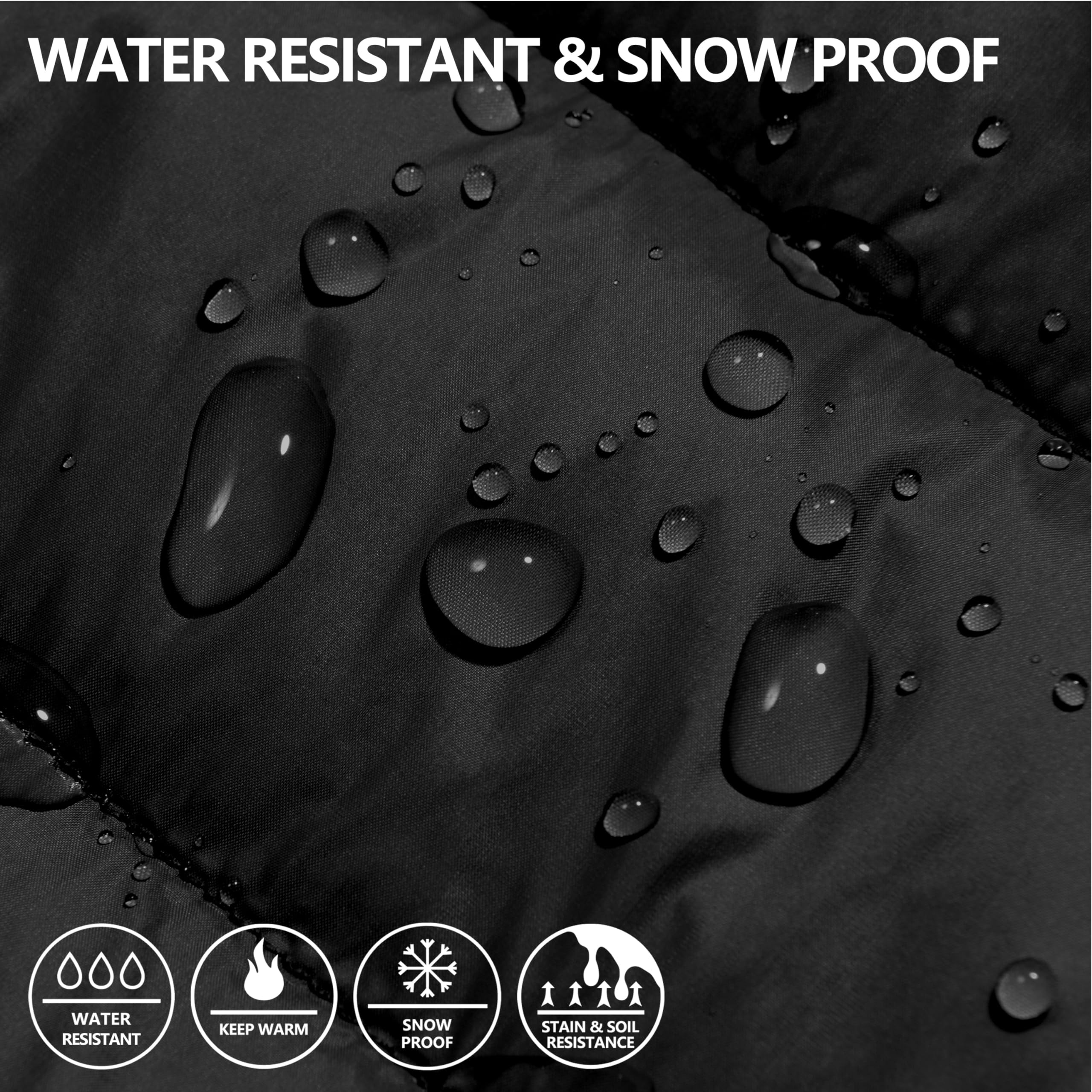 Little Donkey Andy puffer pants waistband detail demonstrates high-rise fit and comfort.
