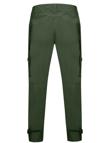 Little Donkey Andy rain pants back vent highlights breathability during hikes