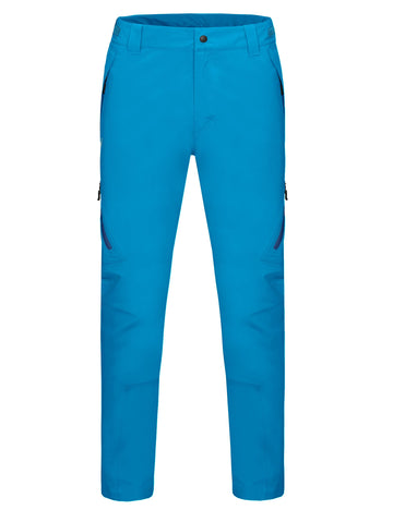 Little Donkey Andy rain pants fabric close-up showing breathable, lightweight material for all-day comfort.
