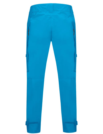 Little Donkey Andy rain pants waist adjuster demonstrates secure, customizable fit.