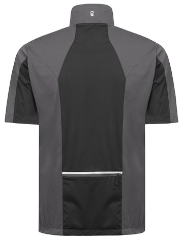 Little Donkey Andy softshell vest back pocket for secure hike storage.