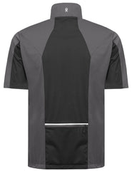 Little Donkey Andy vest chin guard detail with stand-up collar for warmth