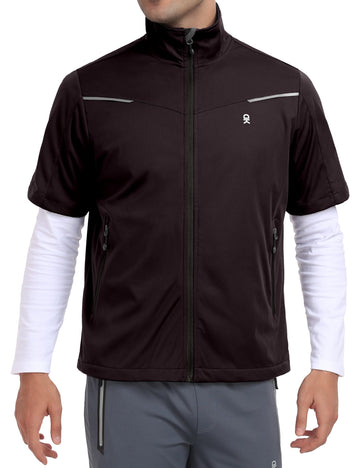 Little Donkey Andy softshell vest collar close-up highlighting comfort and warmth for active days