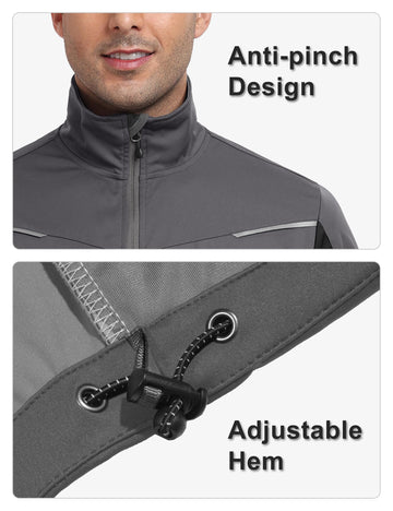 Little Donkey Andy vest stretch fabric shows freedom of movement for golf, hiking, and running.
