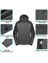 Little Donkey Andy waterproof chest pocket keeps valuables dry during travel.