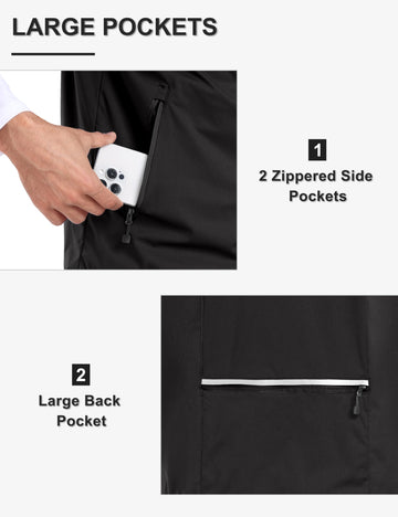 Little Donkey Andy windproof vest on-model golf shot demonstrates mobility and wind protection.