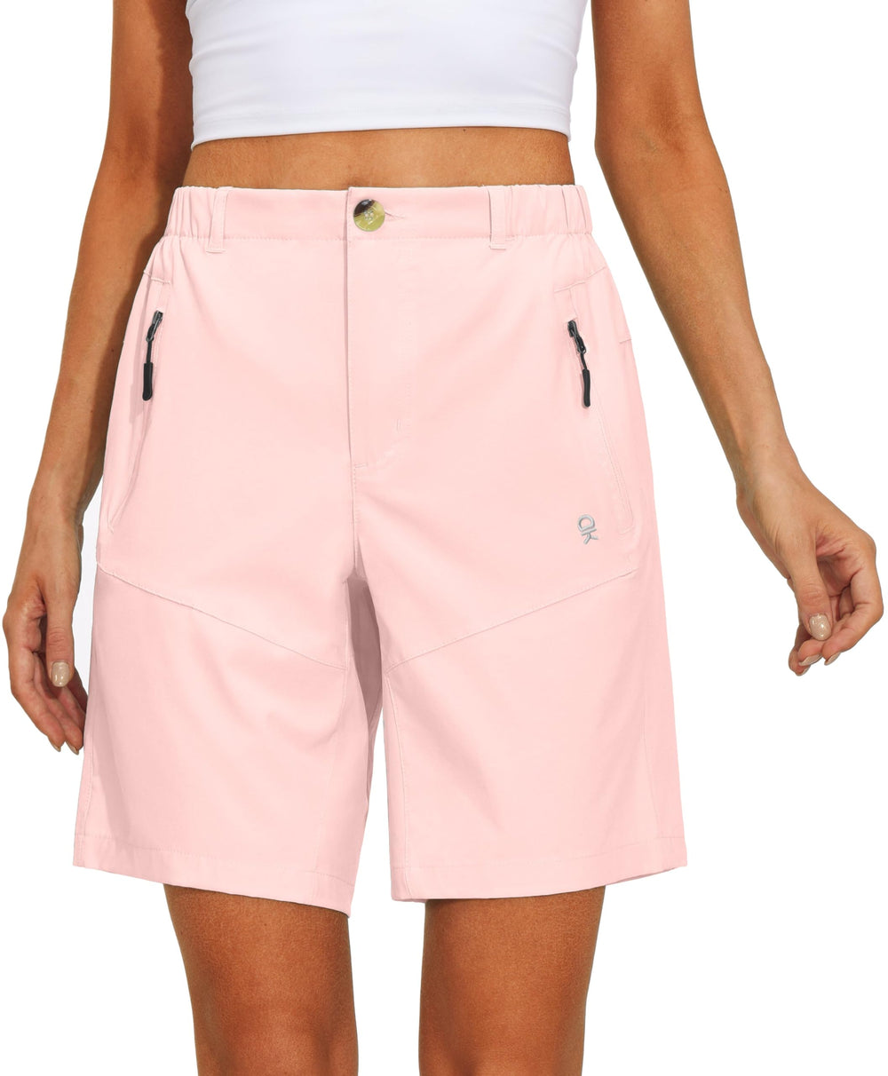 Little Donkey Andy quick-dry hiking shorts pink side pocket for secure essentials